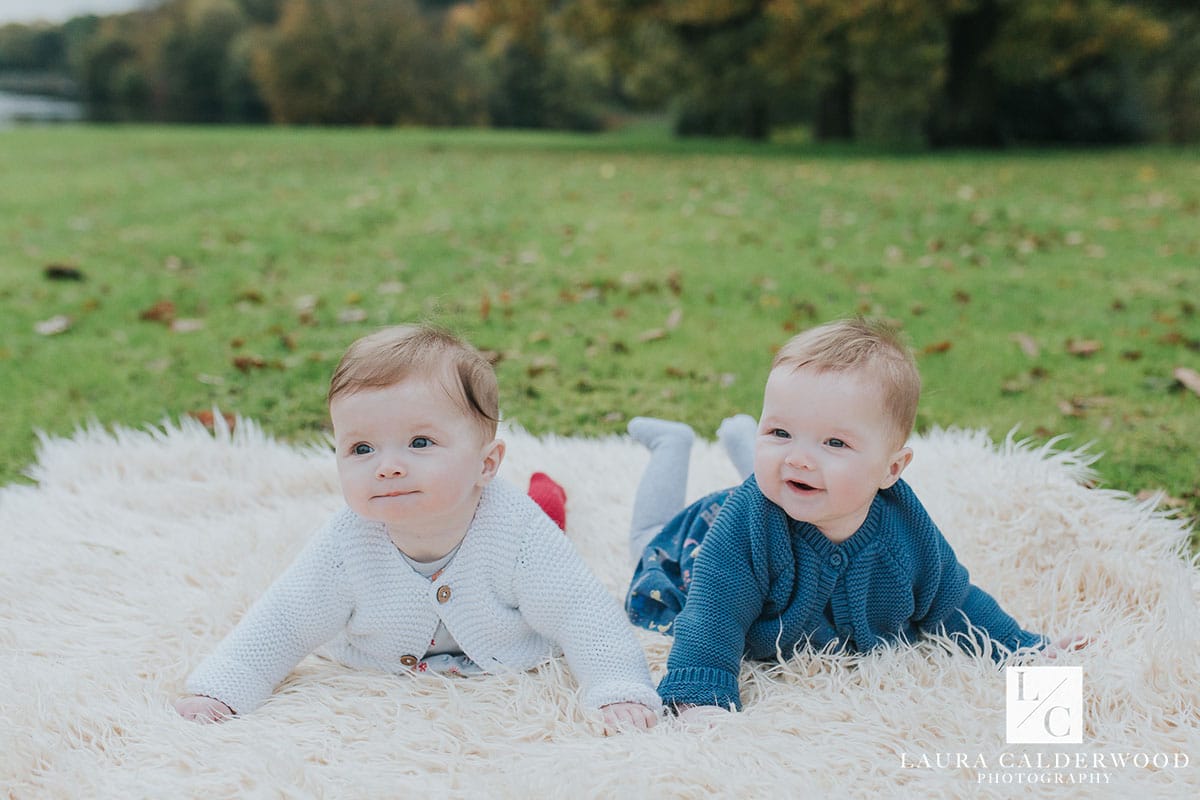 leeds baby photographer | 6 month photo shoot at Roundhay Park in Leeds by Laura Calderwood Photography