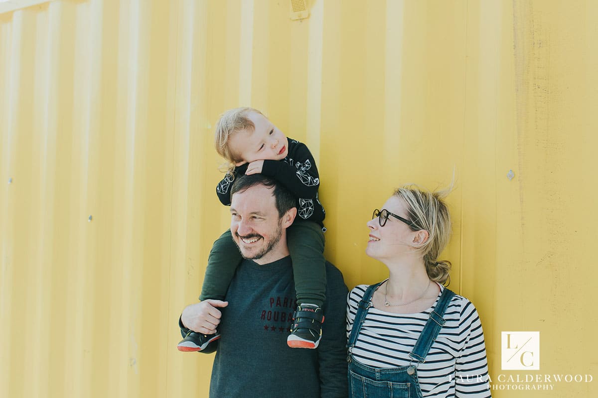 leeds family photographer | family photo shoot in Leeds city centre by Laura Calderwood Photography