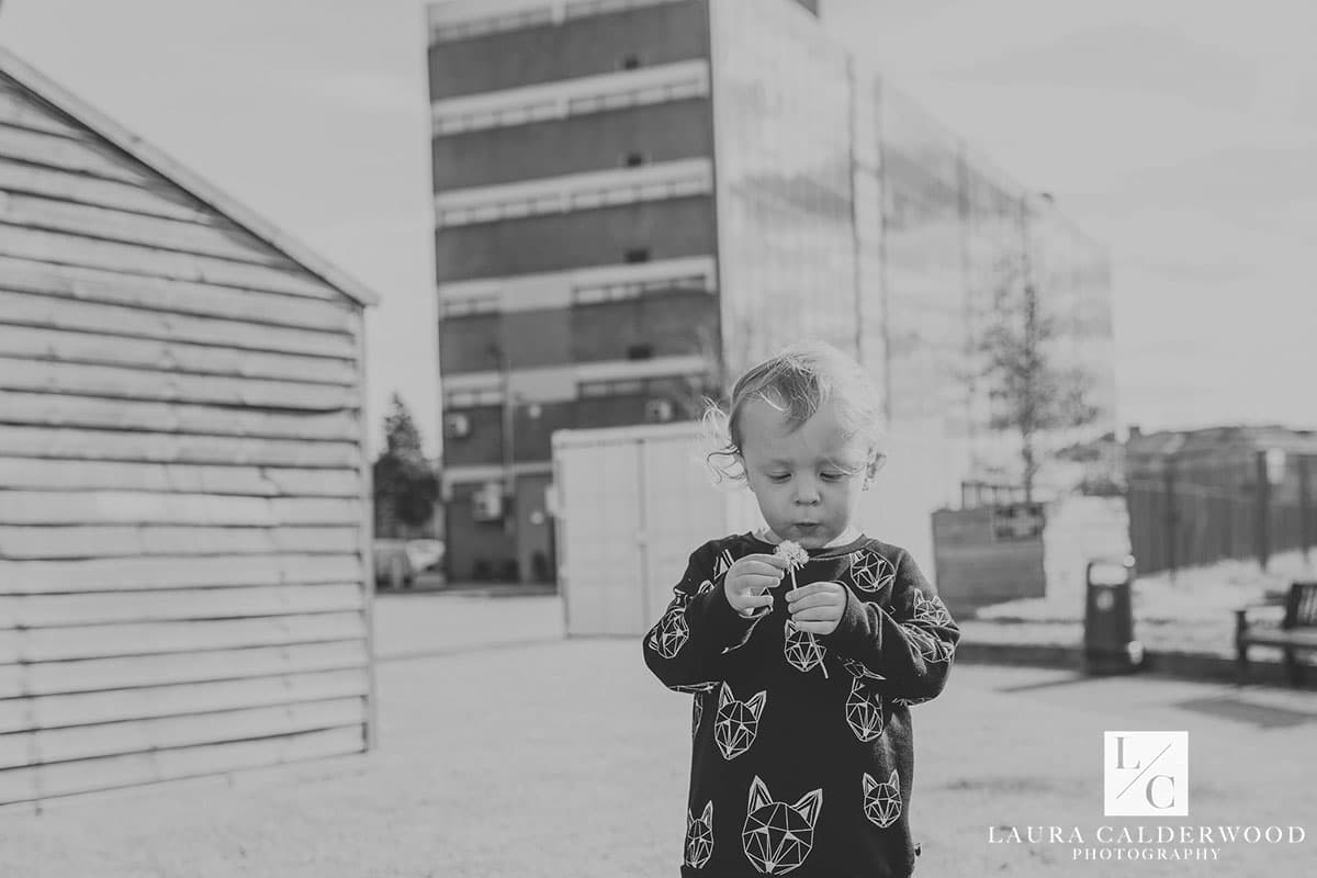 leeds family photographer | family photo shoot in Leeds city centre by Laura Calderwood Photography