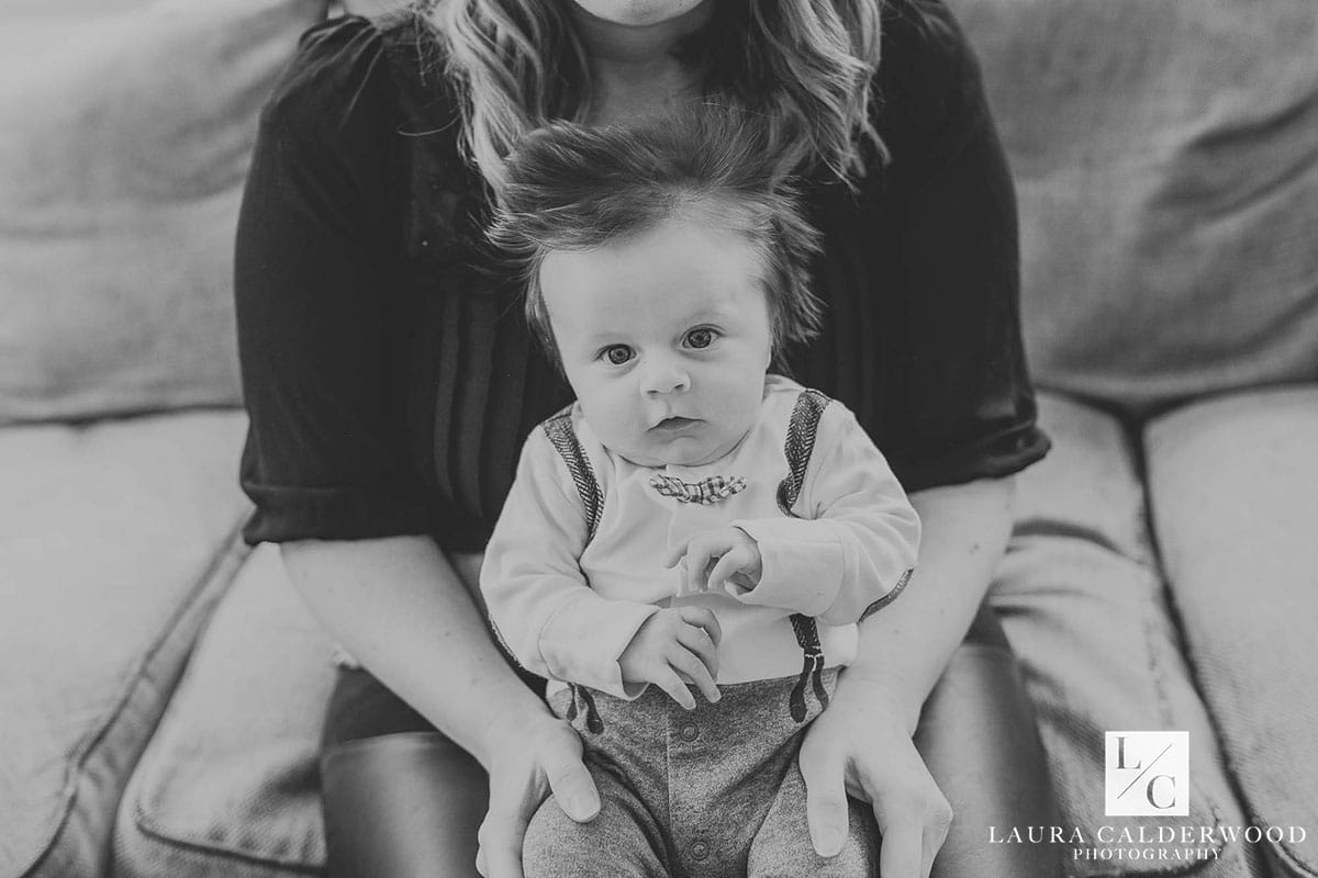 yorkshire baby photographer | 2 month baby photo shoot at home in Ilkley by Laura Calderwood Photography