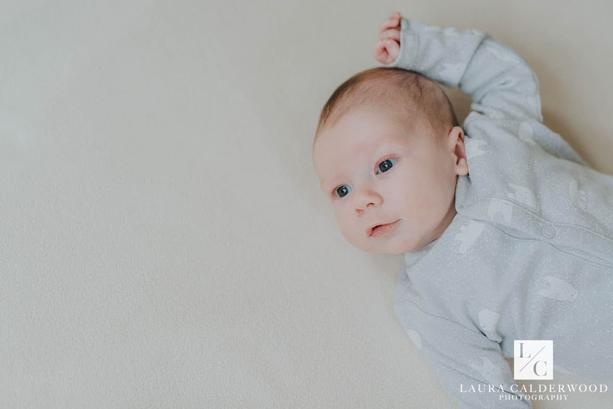 harrogate baby photographer | 2 month baby photo shoot at home in Harrogate by Laura Calderwood Photography