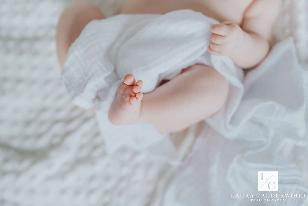 york baby photographer | 3 month baby photo shoot at home in York by Laura Calderwood Photography