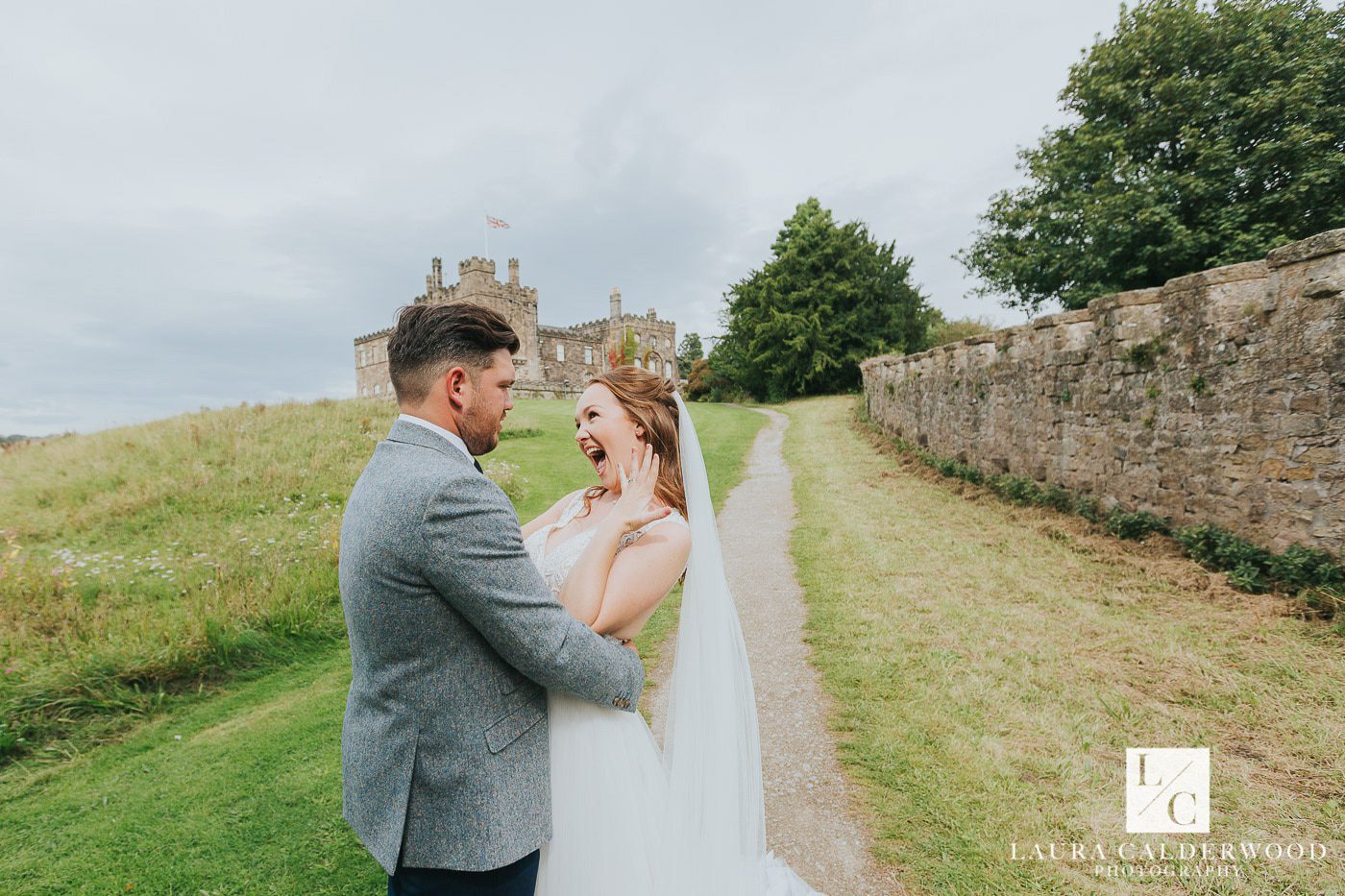 yorkshire wedding photography at ripley castle