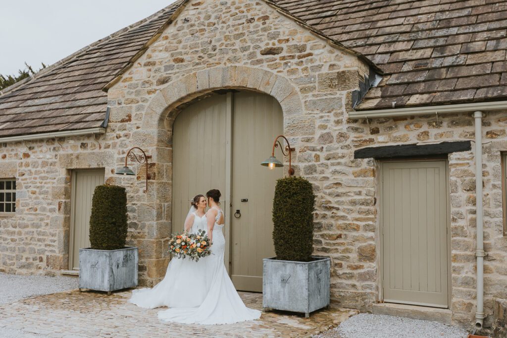 same sex wedding tithe barn bolton abbey