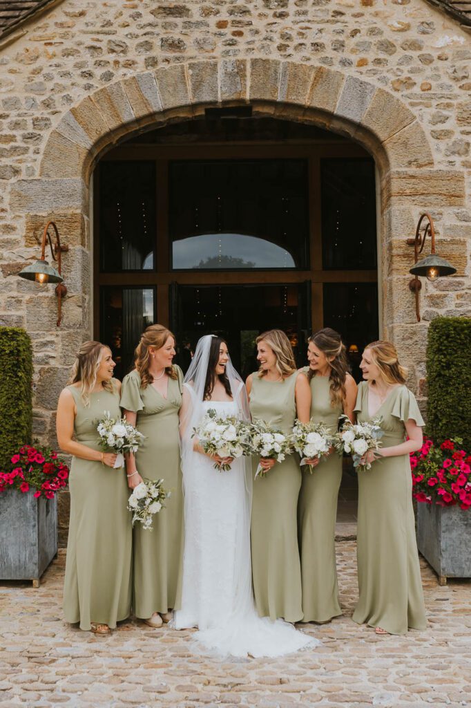 photos from a summer wedding at the tithe barn bolton abbey