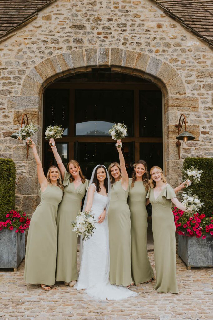photos from a summer wedding at the tithe barn bolton abbey