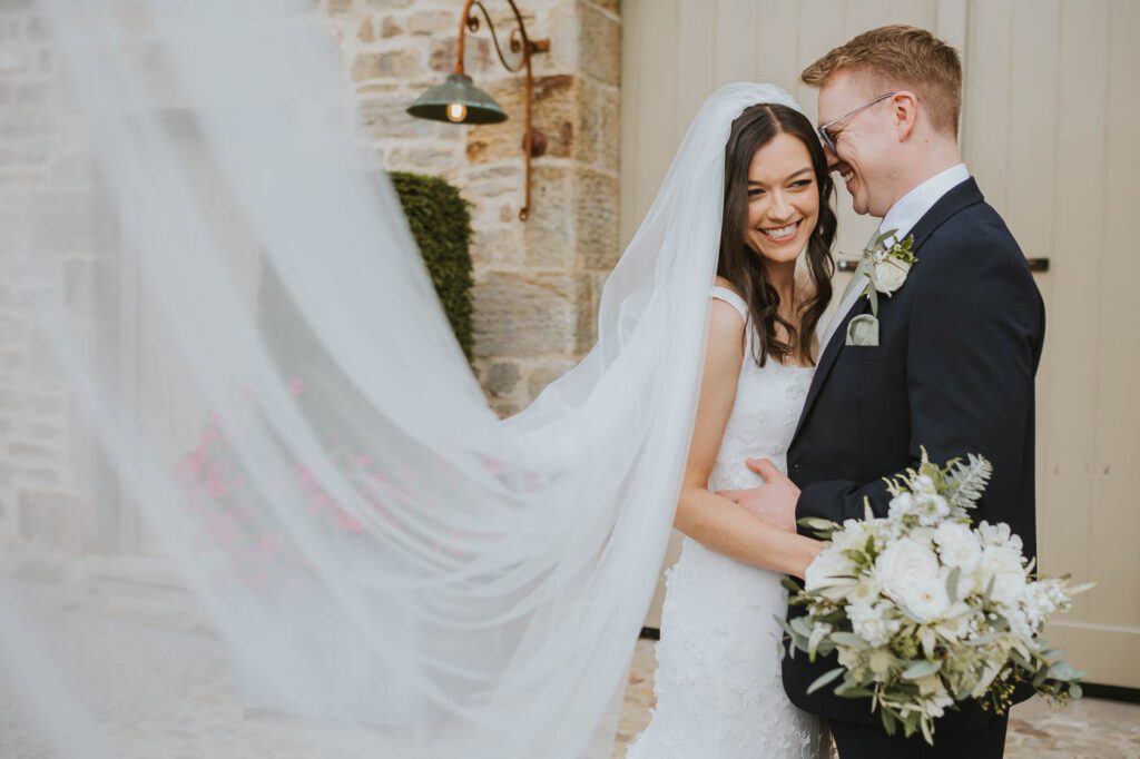 photos from a summer wedding at the tithe barn bolton abbey