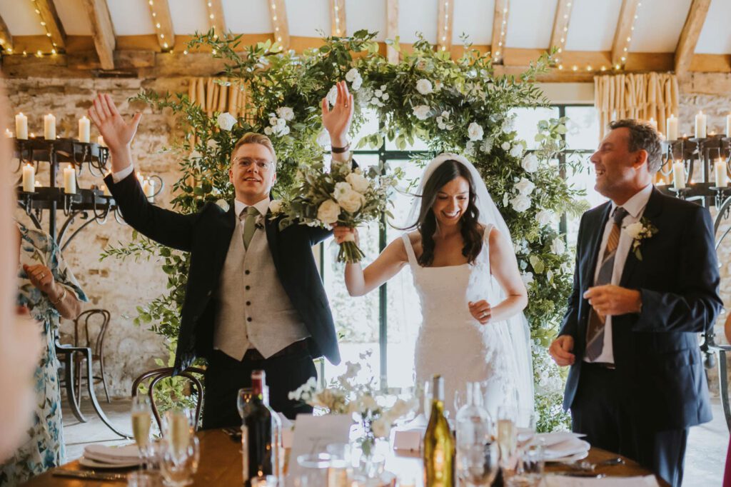 photos from a summer wedding at the tithe barn bolton abbey