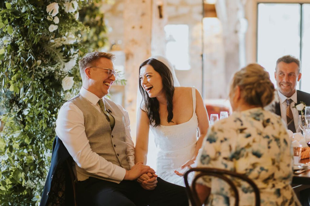 photos from a summer wedding at the tithe barn bolton abbey