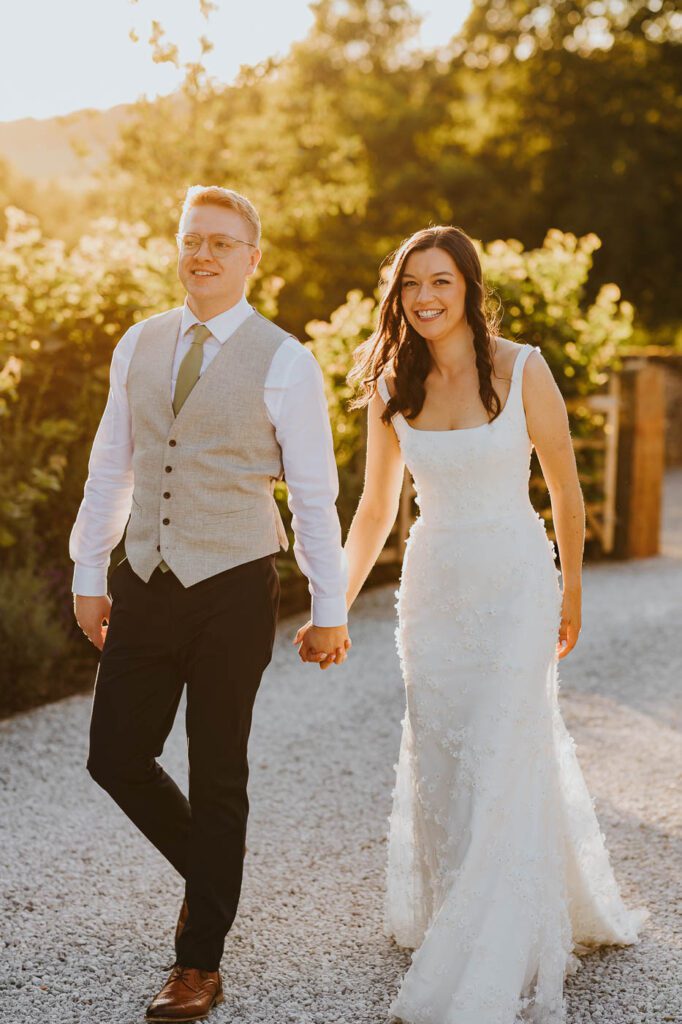 photos from a summer wedding at the tithe barn bolton abbey