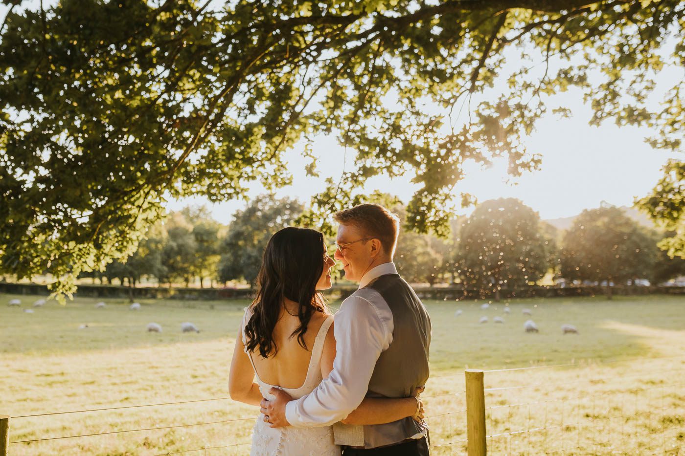 photos from a summer wedding at the tithe barn bolton abbey